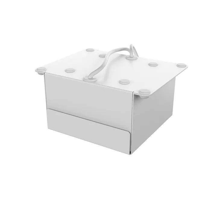 Комплект светильников Грильято Тетрис x1 для ячейки 75х75 5000К Микропризма Белый