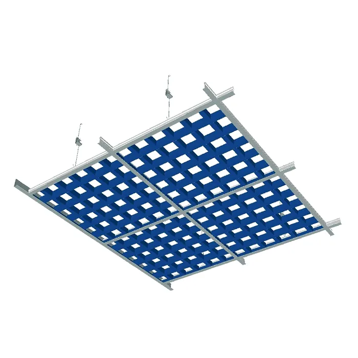 Подвесной потолок Грильято GL-24 ячейка 75х75 мм