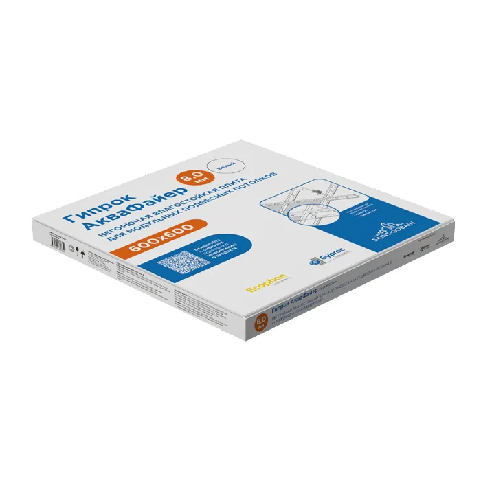 Плита потолочная Экофон Аквафаер 600х600х8